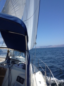 Sailing in the sunshine!